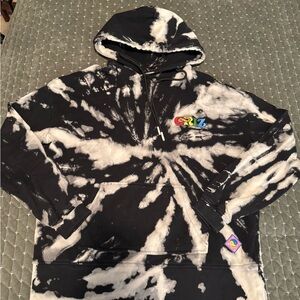 tie-Dye griz hoodie